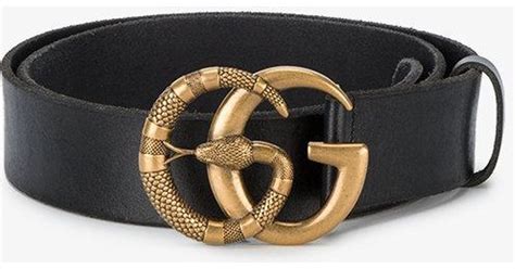 gucci snake buckle belt